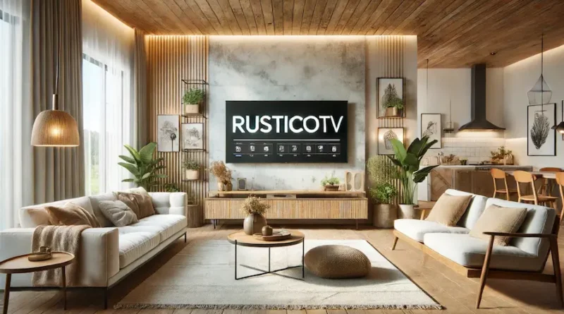 RusticoTV A Unique Blend of Design and Entertainment